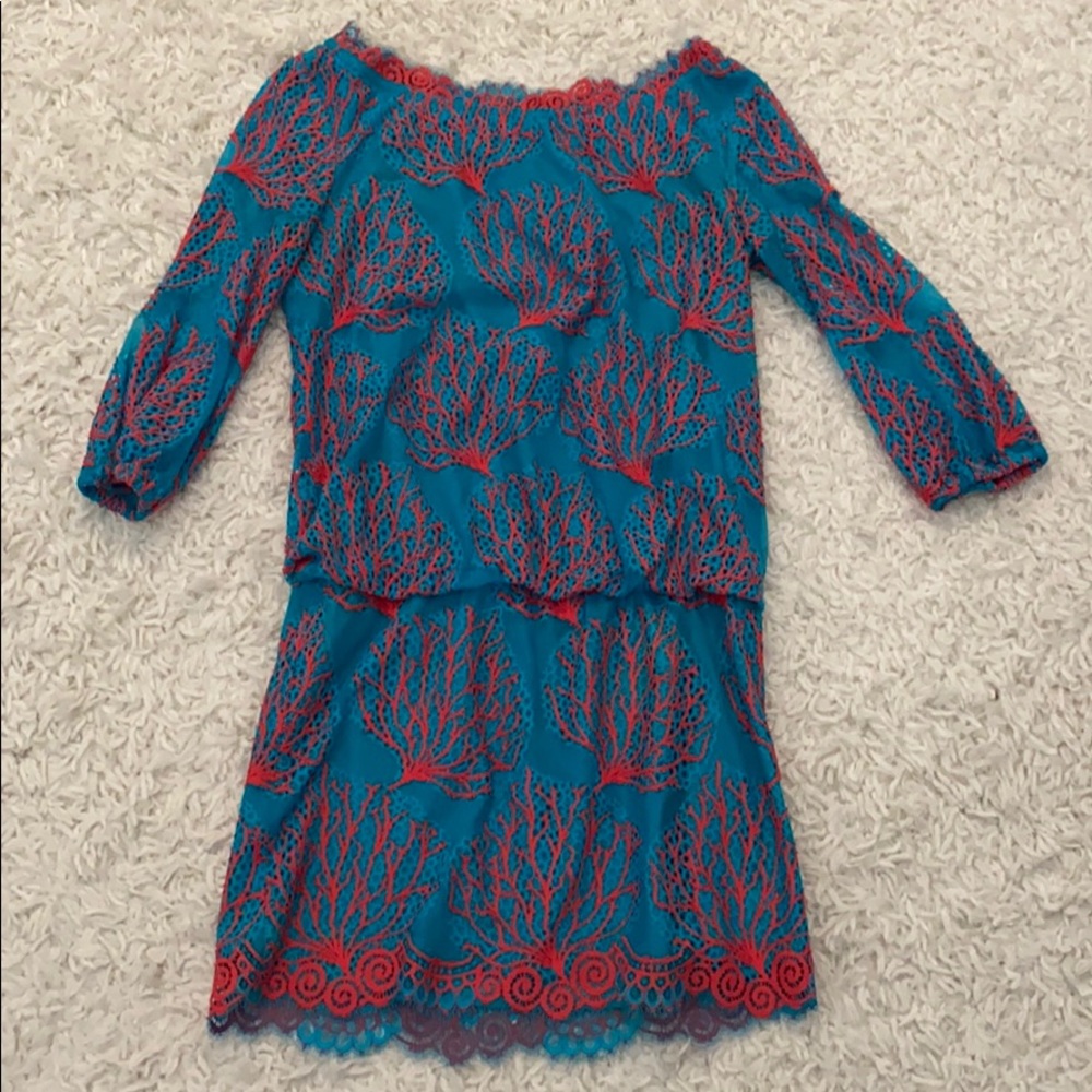 Lilly Pulitzer Off Shoulder Dress